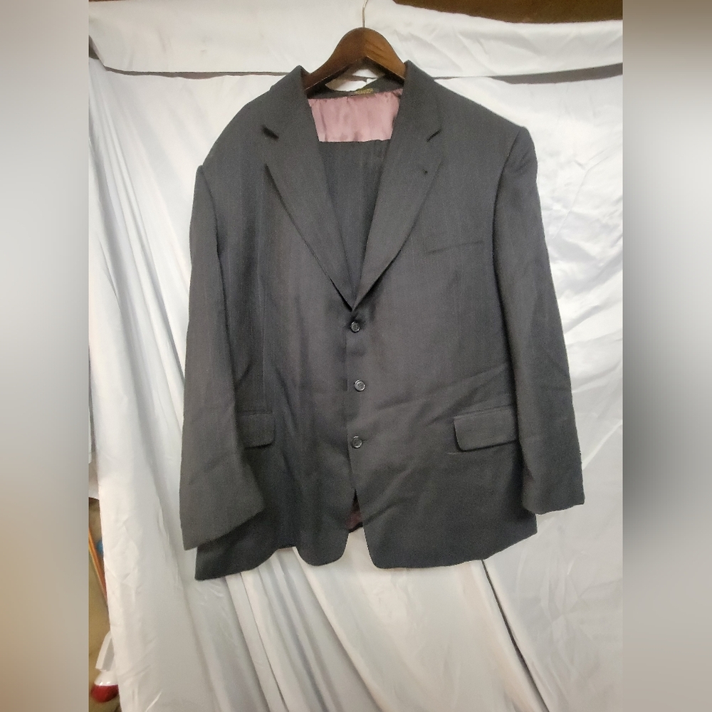 Classic Gray Men's Blazer and Slacks